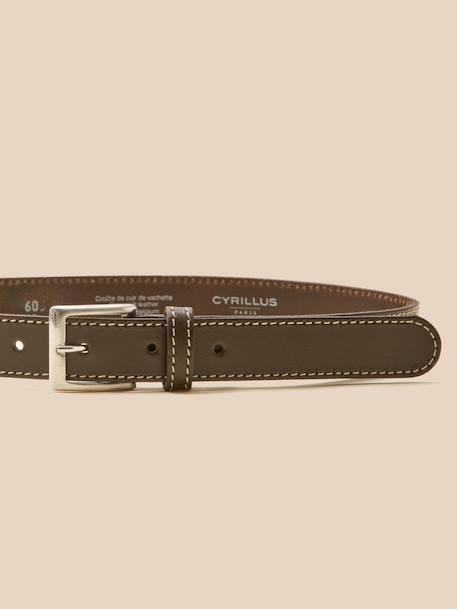 Ceinture en cuir garçon Camel+Chocolat+Marine 7 - vertbaudet enfant 