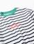 T-shirt en coton à rayures et imprimé Blanc 3 - vertbaudet enfant 