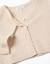 Gilet en maille avec des détails festonnés Beige clair+Blanc 4 - vertbaudet enfant 