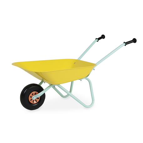 Brouette en métal pour le jardin Jaune 6 - vertbaudet enfant 