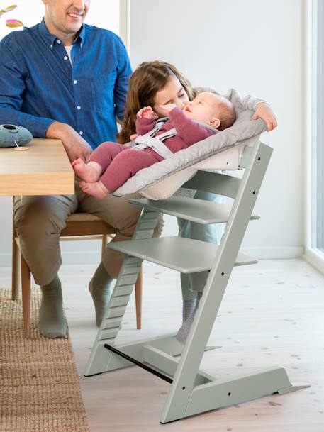 Chaise haute évolutive écru+gris 5 - vertbaudet enfant 
