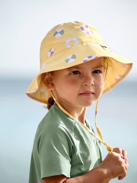 Chapeau anti-UV jaune 4 - vertbaudet enfant 