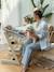 Chaise haute évolutive écru+gris 2 - vertbaudet enfant 