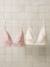 Lot de 2 soutiens-gorge triangle d'allaitement rose poudré 2 - vertbaudet enfant 