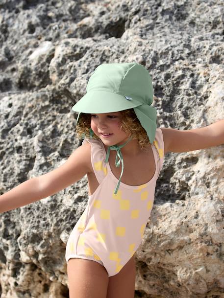 Casquette protège nuque anti-UV vert 4 - vertbaudet enfant 