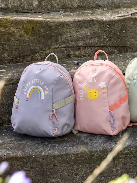 Sac à dos outdoor TINY bleu foncé+lilas 16 - vertbaudet enfant 