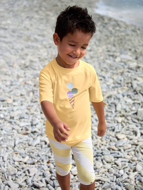 T-shirt anti-UV manches courtes jaune 4 - vertbaudet enfant 