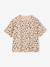 T-shirt fille imprimé manches courtes anthracite+jaune pâle+Léopard+sable 14 - vertbaudet enfant 