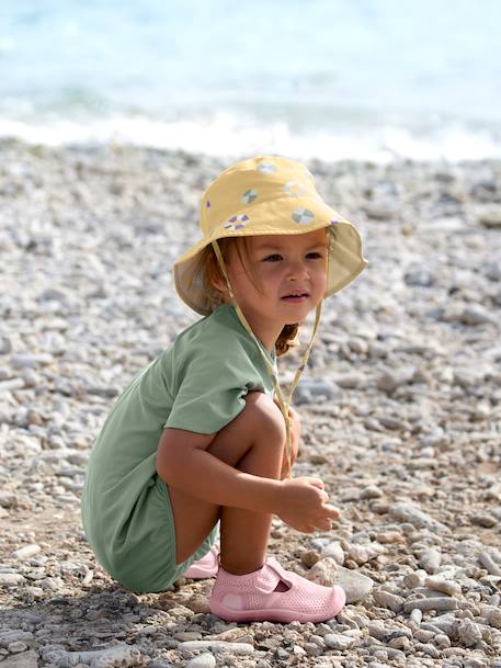 Sandales de plage avec scratch rose 3 - vertbaudet enfant 
