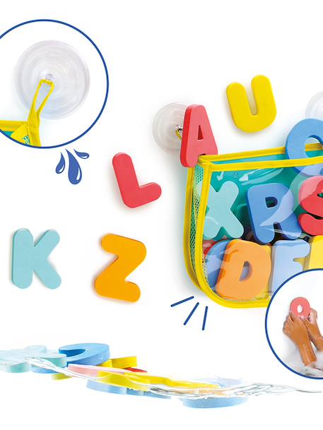 Jouet alphabet pour le bain multicolore 2 - vertbaudet enfant 