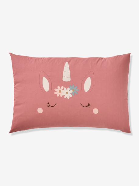 Parure housse de couette et taie d'oreiller corail 6 - vertbaudet enfant 