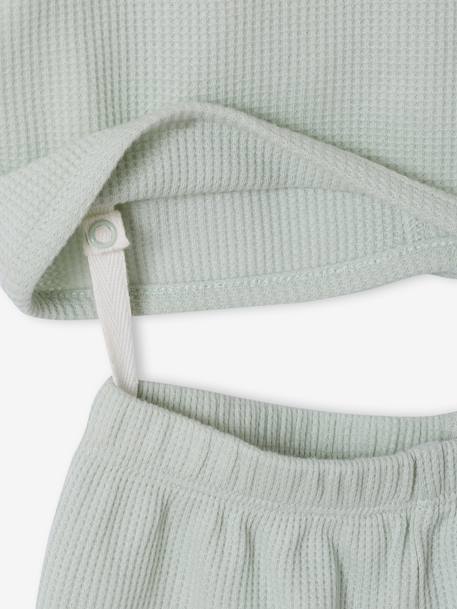 Lot 2 pyjashorts fille pratique vert sauge 12 - vertbaudet enfant 