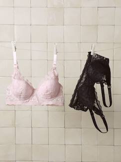 Vêtements de grossesse-Lot 2 soutien gorge allaitement dentelle
