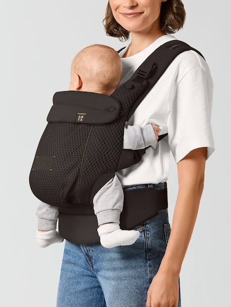 Porte-bébé physiologique évolutif AMYA noir 4 - vertbaudet enfant 