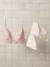Lot de 2 soutiens-gorge triangle d'allaitement rose poudré 1 - vertbaudet enfant 