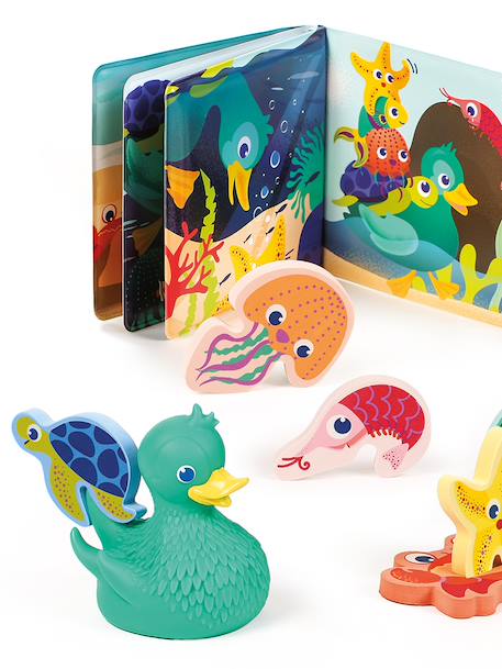 Coffret bains Lucky Duck multicolore 3 - vertbaudet enfant 