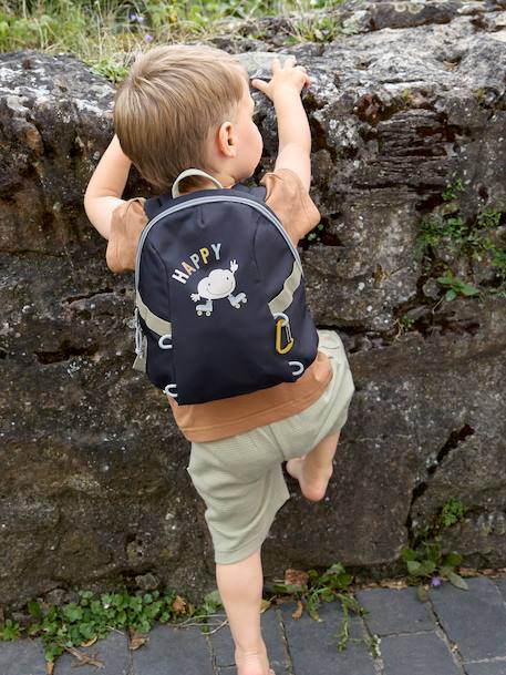 Sac à dos outdoor TINY bleu foncé+lilas 6 - vertbaudet enfant 