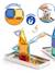 Magnetic Mini jeu de construction multicolore 6 - vertbaudet enfant 