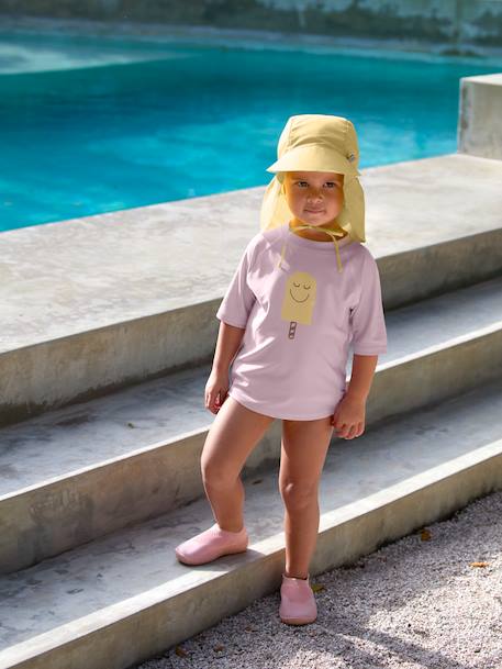 T-shirt anti-UV manches courtes rose 4 - vertbaudet enfant 