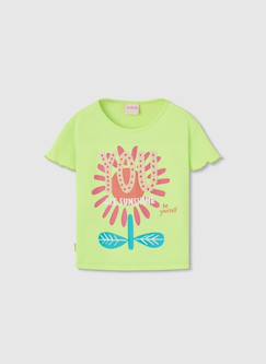 T-shirt fille manches courtes coton  - vertbaudet enfant