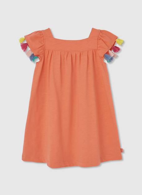 Robe  à fleurs Orange 3 - vertbaudet enfant 