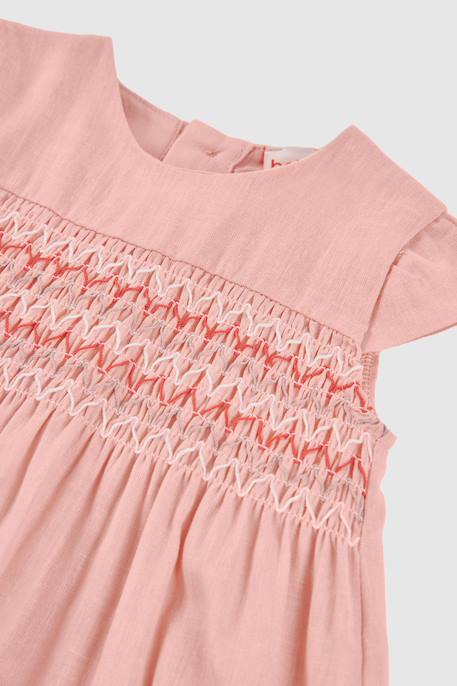 Robe bébé en lin Orange 4 - vertbaudet enfant 