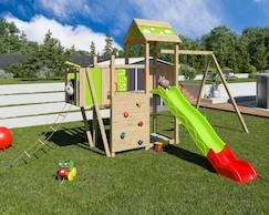 Jouet-Aire de jeux avec toboggan 2,20 m starry xpression - 10 enfants