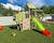Aire de jeux avec toboggan 2,20 m starry xpression - 10 enfants Bois 1 - vertbaudet enfant 