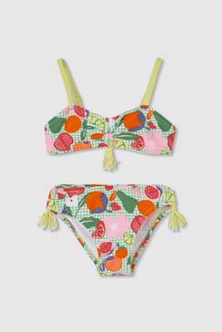 -Maillot de bain 2 pièces imprimé fruits fille