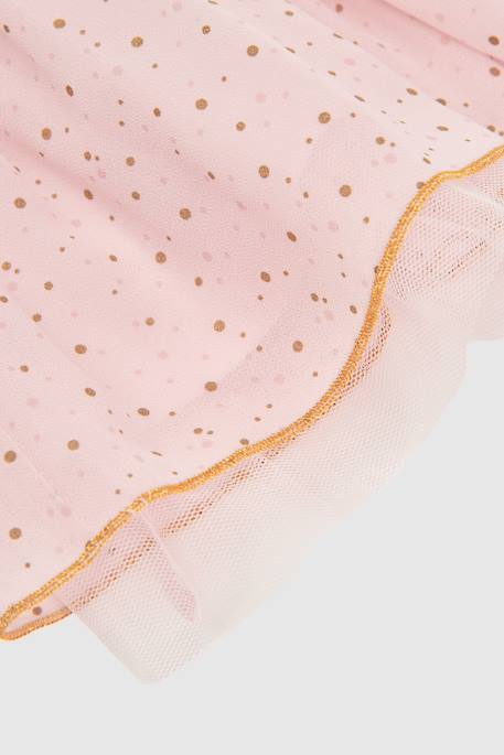Jupe en mousseline imprimée Rose 4 - vertbaudet enfant 