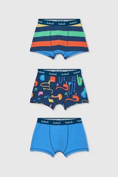 Lot de 3 boxers imprimés  - vertbaudet enfant