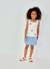 Short-jupe en denim Bleu 1 - vertbaudet enfant 