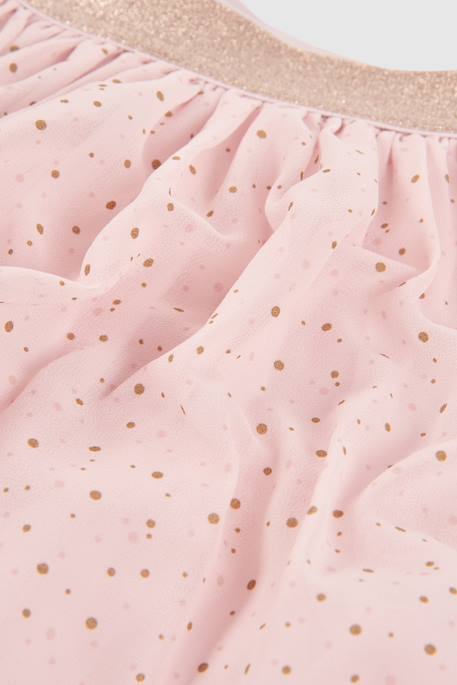 Jupe en mousseline imprimée Rose 3 - vertbaudet enfant 