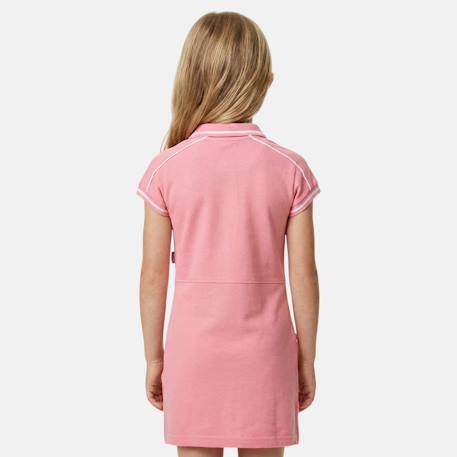 Robe  fille  style polo manches courtes Marine+Rose+Rose clair 9 - vertbaudet enfant 