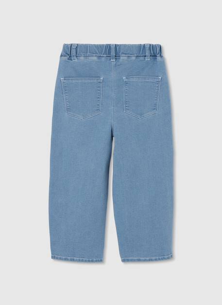 Pantalon fille en denim Bleu 2 - vertbaudet enfant 