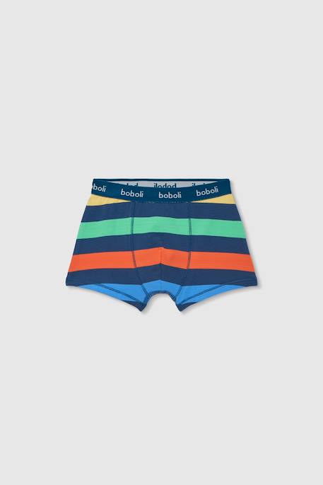 Lot de 3 boxers imprimés Multicolore 2 - vertbaudet enfant 