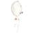 Ballon mural décoratif imprimé 28cm Écru – motif poules champêtre 1 - vertbaudet enfant 