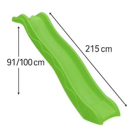 Glissière toboggan 2,15 m pour enfants Vert 2 - vertbaudet enfant 