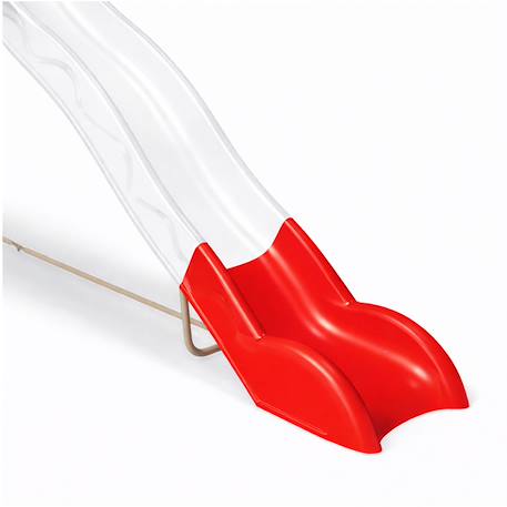 Sabot de glissière toboggan 2,63 m - partie basse - module de remplacement Rouge 2 - vertbaudet enfant 
