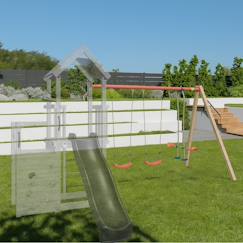 Jouet-Kit portique balançoire xchange clever - extension aire de jeux pour enfants