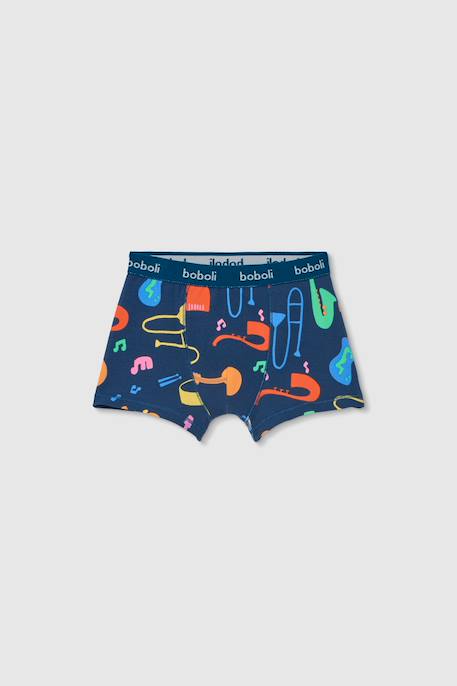 Lot de 3 boxers imprimés Multicolore 4 - vertbaudet enfant 
