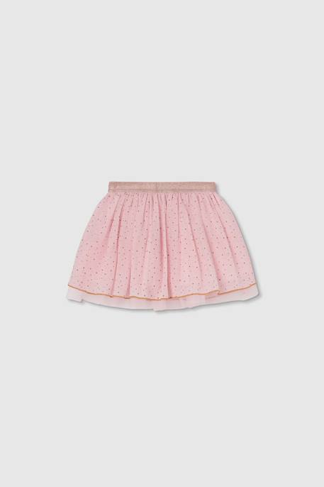 Jupe en mousseline imprimée Rose 2 - vertbaudet enfant 