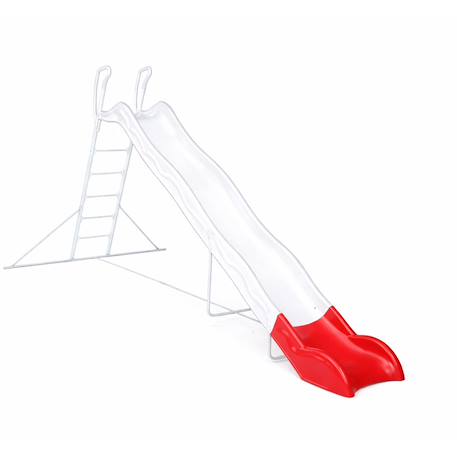 Sabot de glissière toboggan 2,63 m - partie basse - module de remplacement Rouge 5 - vertbaudet enfant 