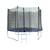 Trampoline ø 2,44 m avec filet de sécurité et échelle pour enfants Bleu 2 - vertbaudet enfant 