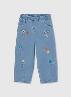 Pantalon fille en denim  - vertbaudet enfant