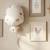 Ballon mural décoratif en coton imprimé 38cm Beige sidonia+Bleuet imprimé floral+Écru – motif poules champêtre+Melody, blanc imprimé minimaliste+Safari, vert, gris, blanc 10 - vertbaudet enfant 