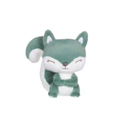 Jouet-Peluche écureuil color bleu vert – 15 cm
