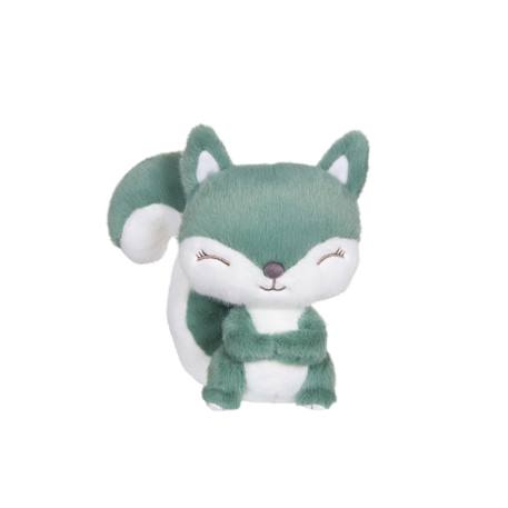 Peluche écureuil color bleu vert – 15 cm Vert 1 - vertbaudet enfant 