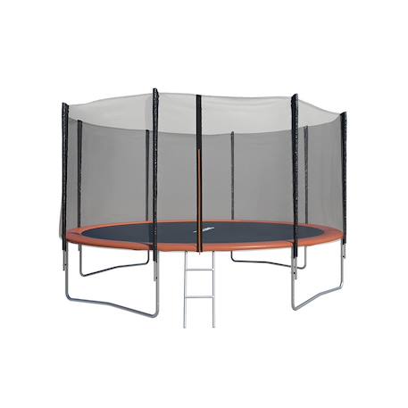 Trampoline ø 4,27 m avec filet de sécurité et échelle pour enfants Noir 2 - vertbaudet enfant 