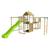 Aire de jeux xxl pistachier bois fsc® Marron - bleu - vert 2 - vertbaudet enfant 